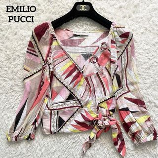 エミリオプッチ(EMILIO PUCCI)のEMILIO PUCCI エミリオプッチ　ブラウス　シャツ　総柄(シャツ/ブラウス(長袖/七分))