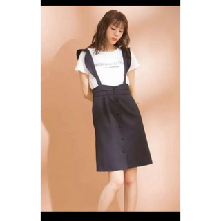 ジルバイジルスチュアート(JILL by JILLSTUART)のJILLSTUART  Tシャツ スカート セット ジャンスカ 新品未使用 (ひざ丈スカート)