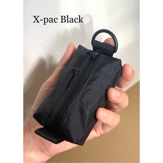 X-pac小型ブラックポーチ(登山用品)