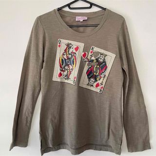 Vivienne Westwood - ヴィヴィアンウエストウッド レッドレーベル  長袖Tシャツ 2 トランプ柄