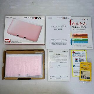 美品【541】ニンテンドー 3DS LL ピンク×ホワイト(携帯用ゲーム機本体)