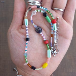 hand made beads necklace delicious🥙