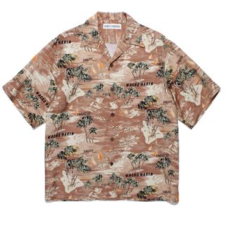 ワコマリア(WACKO MARIA)の茶色　XL wacko maria HAWAIIAN SHIRT 野村訓市(シャツ)