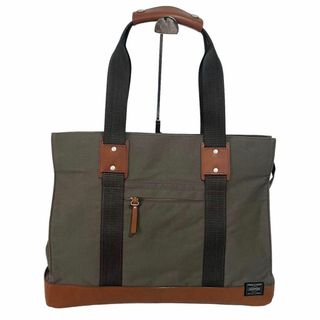 6479 美品 PORTER ROOT TOTE BAG オリーブ(トートバッグ)