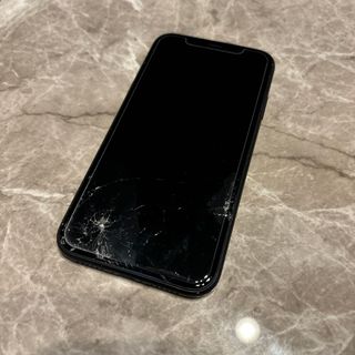 アイフォーン(iPhone)の中古品 iPhone XR ブラック 64GB(スマートフォン本体)