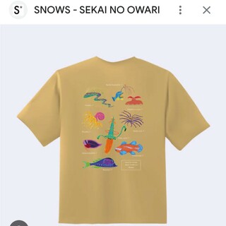 SEKAI NO OWARI　ARENATOUR2024 深海　TシャツＬ(Tシャツ/カットソー(半袖/袖なし))