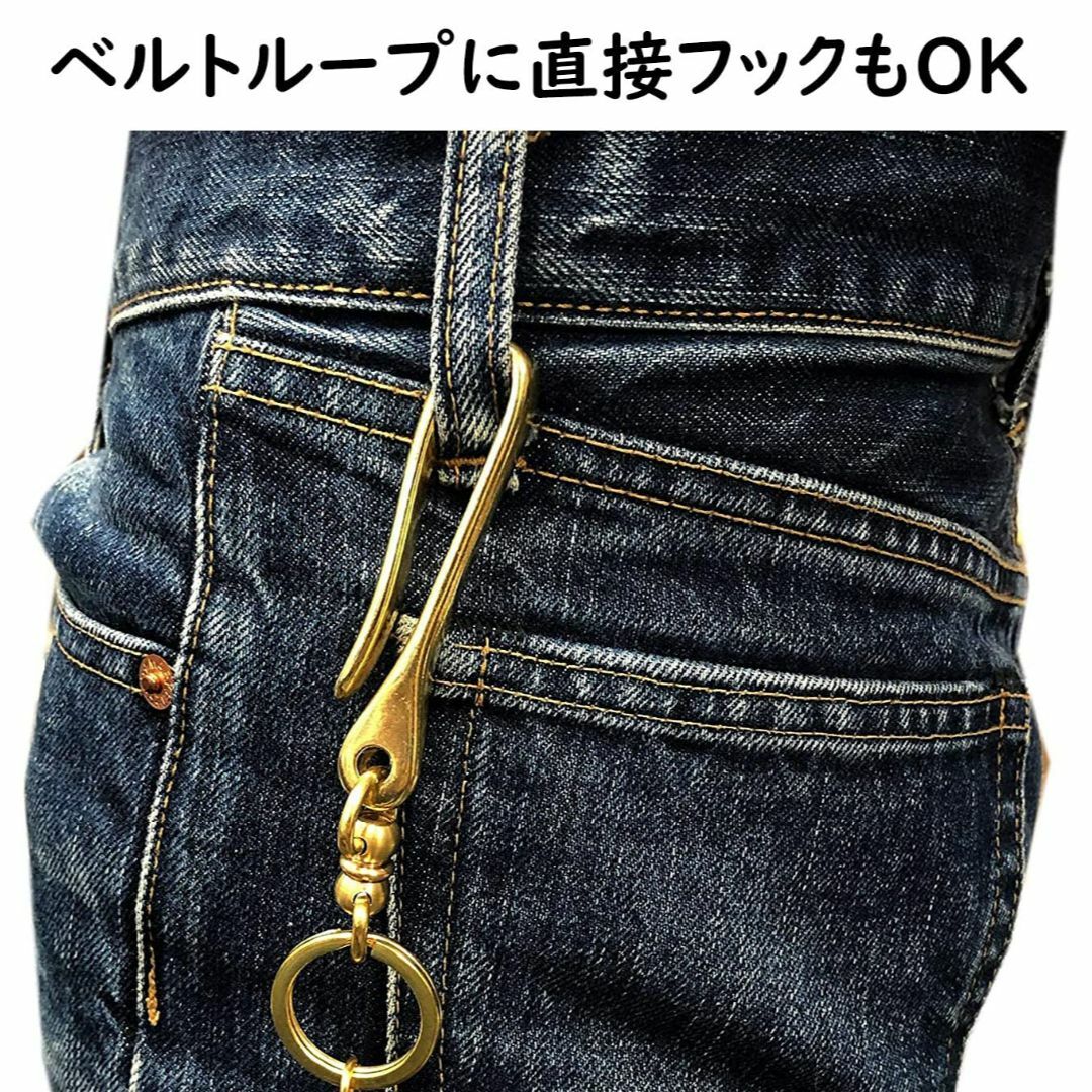 スタイル:釣り針型M近藤 キーホルダー belt hook 釣り針型 M メンズのバッグ(その他)の商品写真