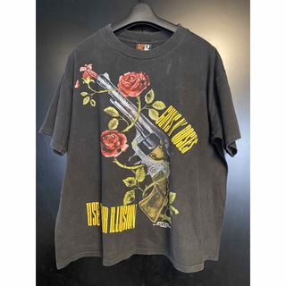 激レア90'S GUNS N' ROSES Tシャツ ヴィンテージ サイズL(Tシャツ/カットソー(半袖/袖なし))