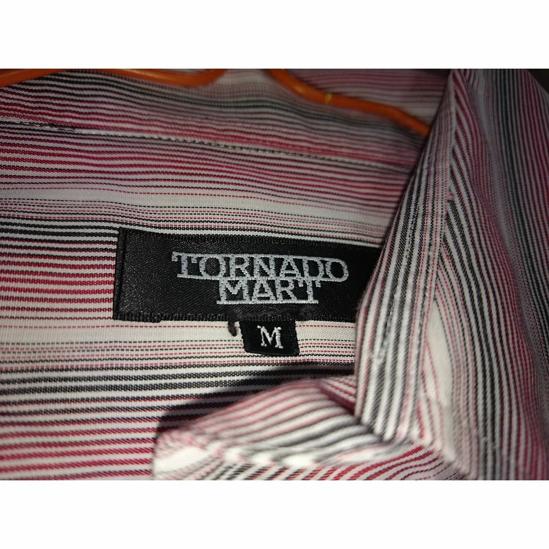 TORNADO MART(トルネードマート)のトルネードマート マルチカラー ストライプ柄 シャツ M B-21 メンズのトップス(シャツ)の商品写真