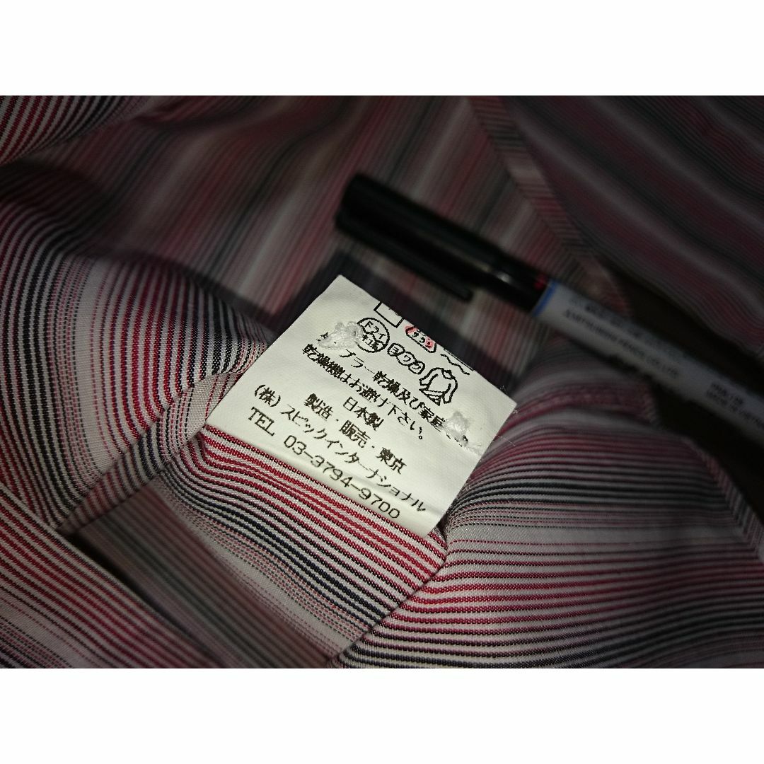 TORNADO MART(トルネードマート)のトルネードマート マルチカラー ストライプ柄 シャツ M B-21 メンズのトップス(シャツ)の商品写真