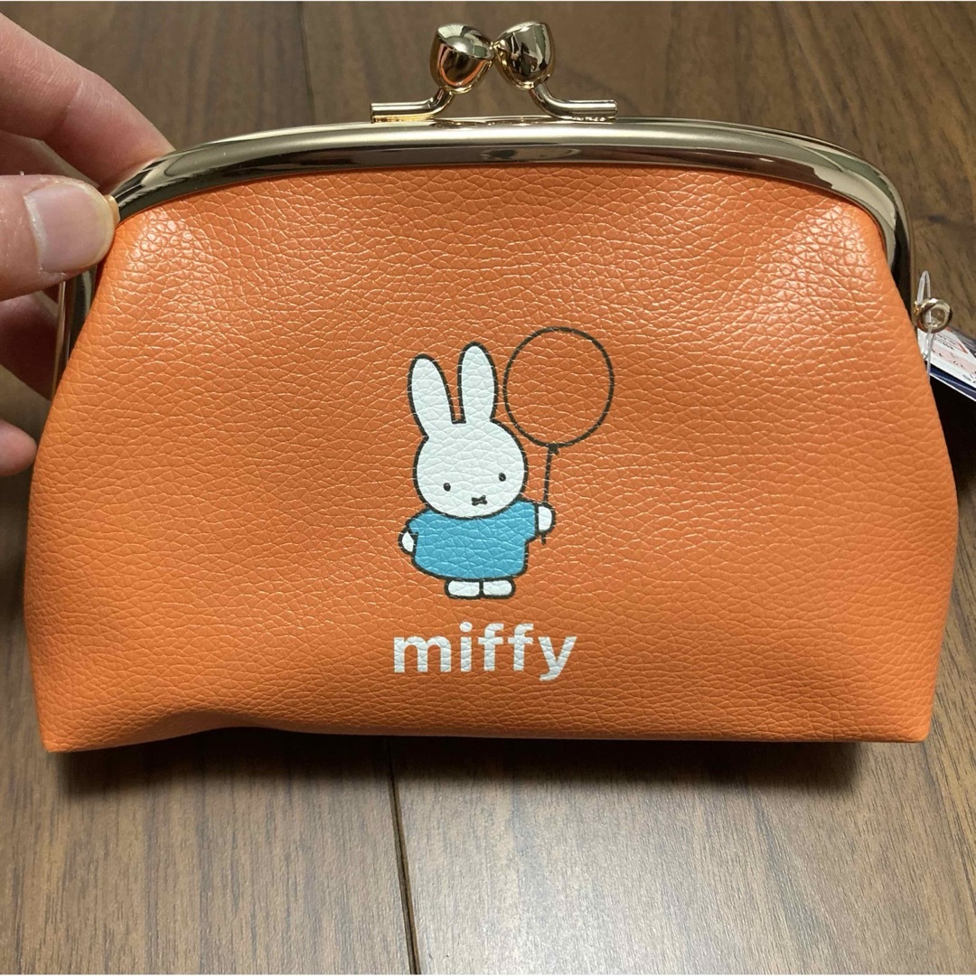 miffy(ミッフィー)のMiffy がま口ポーチ　2個セット(新品・未使用・タグ付き) レディースのファッション小物(ポーチ)の商品写真