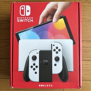 ニンテンドースイッチ(Nintendo Switch)の【中古品】Nintendo Switch 有機ELモデル ホワイト 動作確認済み(家庭用ゲーム機本体)