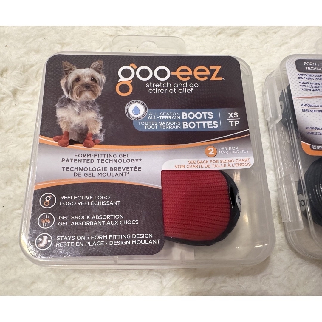 goo-eez ドッグブーツ 2個セット×2  XS その他のペット用品(犬)の商品写真