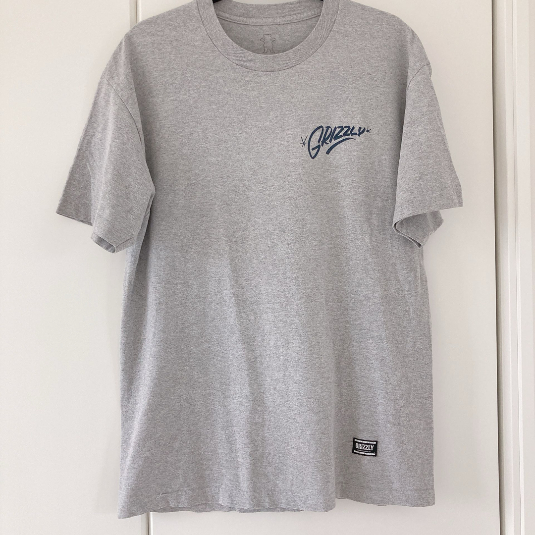 GRIZZLY(グリズリー)のグリズリー　グリズリー　tシャツ　グレー　L  ストリート　古着 メンズのトップス(Tシャツ/カットソー(半袖/袖なし))の商品写真