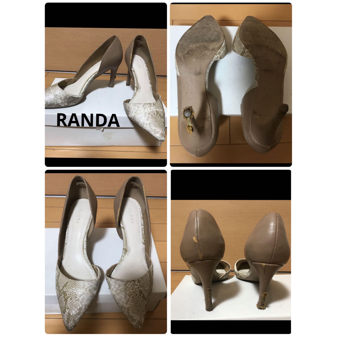 RANDA(ランダ)の※即購入不可※ 難アリ パンプス ピンヒール サンダル ハイヒール まとめ売り レディースの靴/シューズ(ハイヒール/パンプス)の商品写真