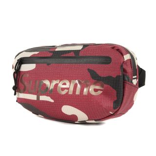 シュプリーム(Supreme)のSupreme シュプリーム バッグ 21SS クリアロゴ ウエストバッグ Waist Bag レッドカモ 迷彩 ブランド カバン【メンズ】【中古】(ウエストポーチ)