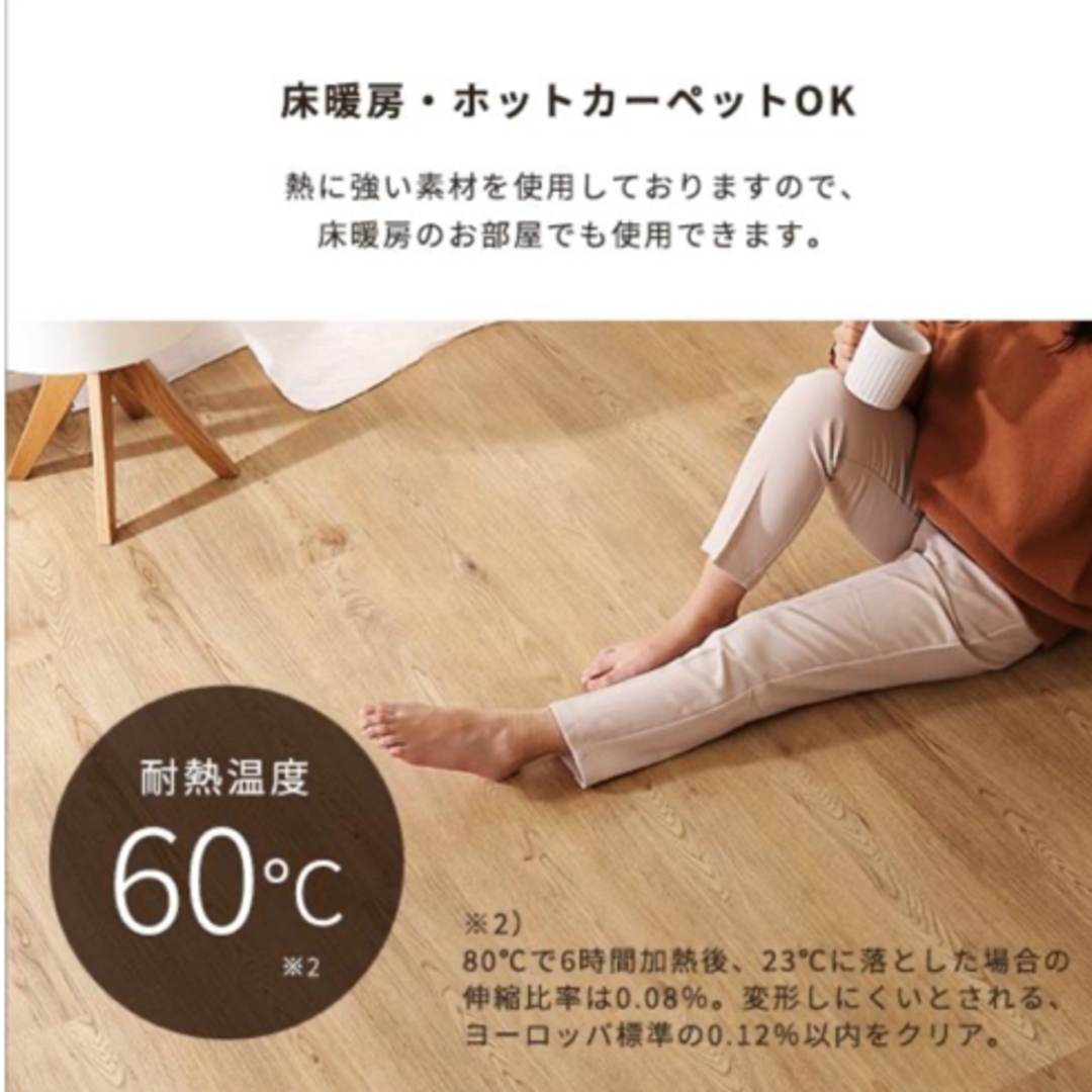 はめ込み式フロアタイル 144枚 シャビーオーク その他 はめ込み式フロアタイル 144枚 シャビーオーク その他