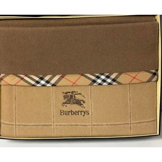 バーバリー(BURBERRY)のバーバリー　ウール100%毛布　140✖︎200 新品未使用(毛布)