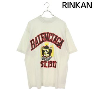 バレンシアガ(Balenciaga)のバレンシアガ  23SS  739784 TOVK1 ミディアムフィットカレッジロゴプリントTシャツ メンズ S(Tシャツ/カットソー(半袖/袖なし))