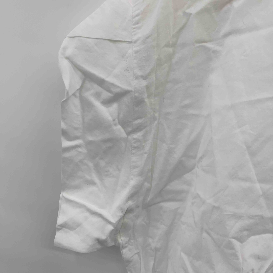 chocol raffine robe(ショコラフィネローブ)のchocol raffine robe ショコラフィネローブ　白　ホワイト　襟付き　スキッパー　サイズF　 レディース 半袖シャツ/ブラウス レディースのトップス(シャツ/ブラウス(半袖/袖なし))の商品写真