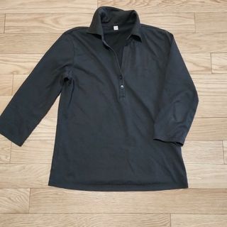 ユニクロ(UNIQLO)のポロシャツ7分袖　ユニクロ　M(シャツ/ブラウス(長袖/七分))