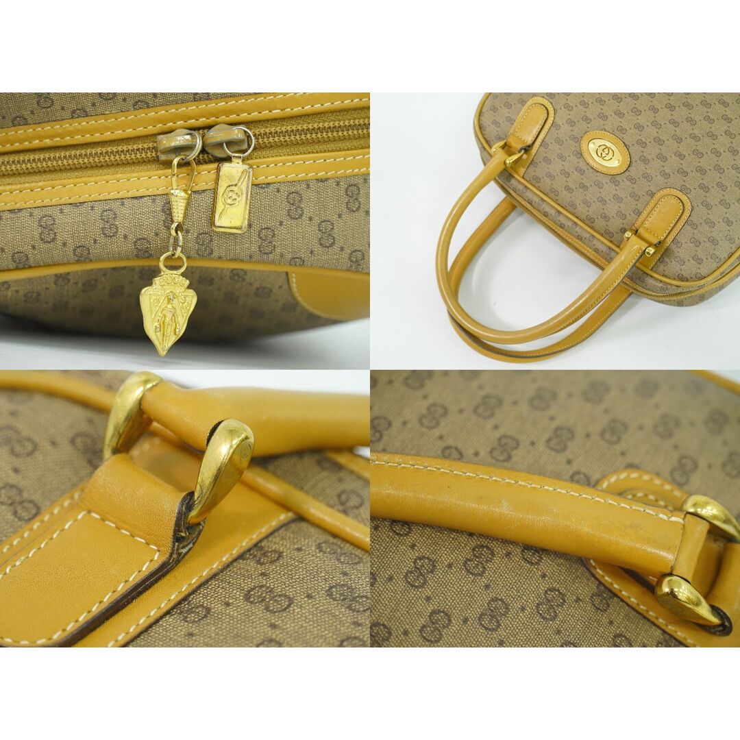 GUCCI - 本物 グッチ GUCCI マイクロGG ミニボストンバッグ GUCCI - 本物 グッチ GUCCI マイクロGG ミニボストンバッグ