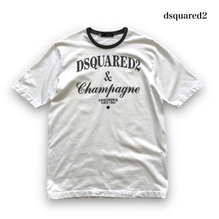 【DSQUARED2】ディースクエアード フロッギープリント 半袖Tシャツ 白