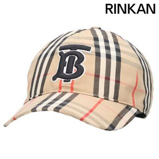 バーバリー(BURBERRY)のバーバリー  8017283 ノバチェックTBロゴベースボールキャップ メンズ L(キャップ)