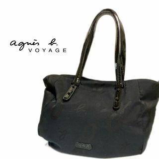 agnes b. - 中古 アニエスベー ボヤージュ agnes.b 黒 トートバッグ A4 ナイロン