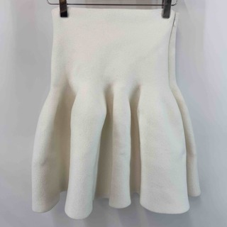 Christian Dior クリスチャンディオール レディース ミニスカート ホワイト フレアスカート