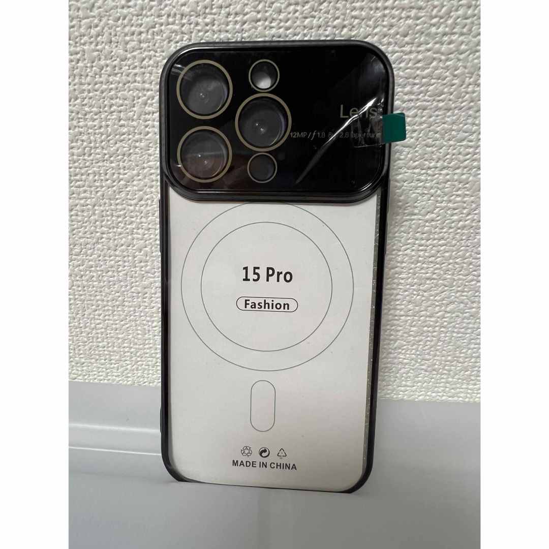 iPhone15pro ブラック レンズ保護 シリコン レンズカバー 耐衝撃 スマホ/家電/カメラのスマホアクセサリー(iPhoneケース)の商品写真