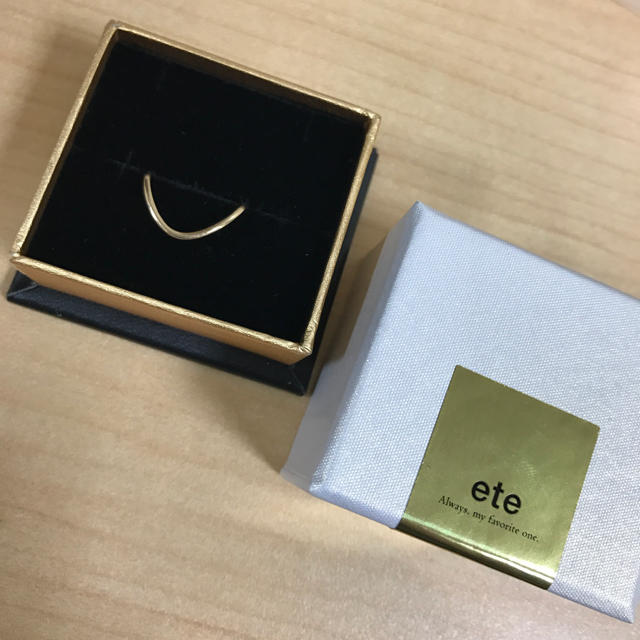 ete(エテ)のete ピンキーリング レディースのアクセサリー(リング(指輪))の商品写真