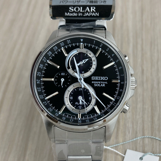 セイコー(SEIKO)のセイコーセレクション　メンズ　ソーラー腕時計　クロノグラフ　SBPJ005(腕時計(アナログ))