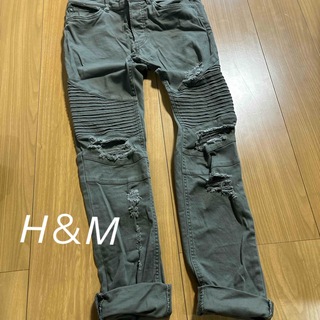 H&M - H＆M メンズ スボン スキニー デニム パンツ
