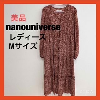 nano・universe - nanouniverse（ナノユニバース）ワンピース　花柄　Mサイズ