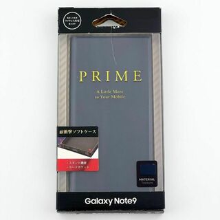 ★セール価格Galaxy Note9 スマホケース保護スタンド機能 ネイビー