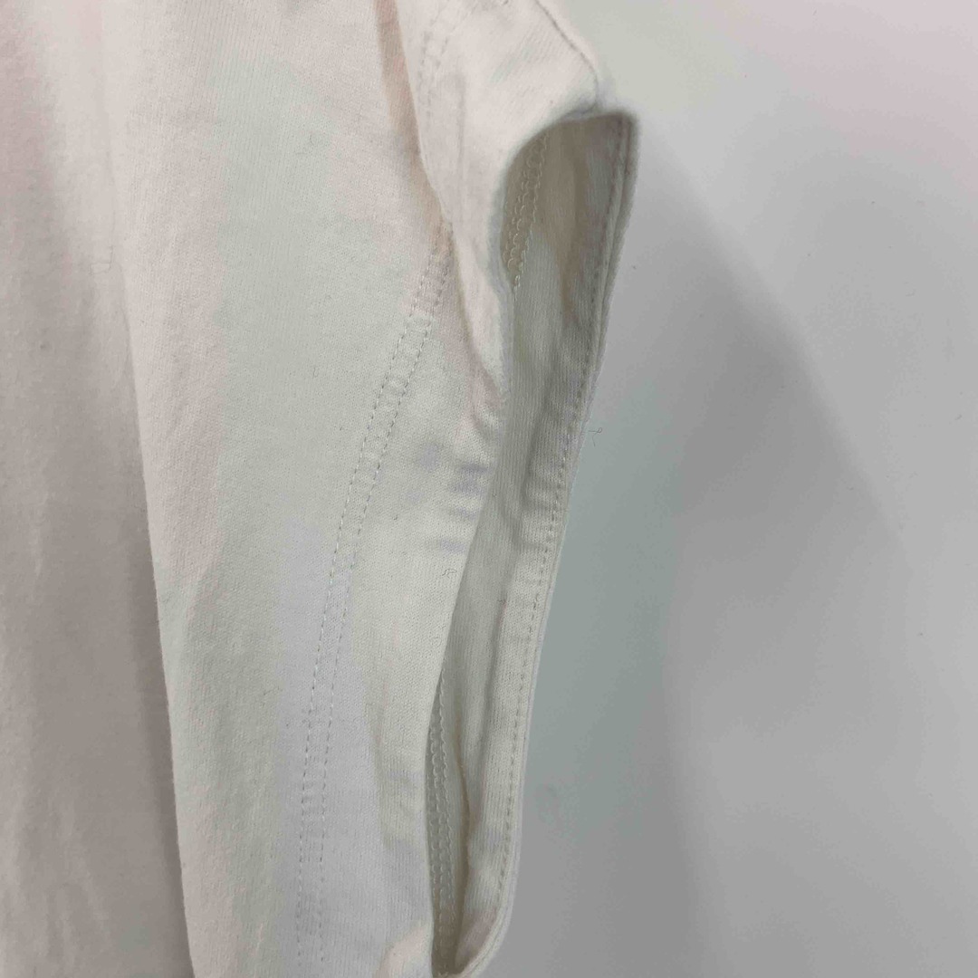 SENSE OF PLACE by URBAN RESEARCH(センスオブプレイスバイアーバンリサーチ)のSENSE OF PLACE センスオブプレイス レディース Tシャツ（袖なし）ホワイト クルーネック コットン レディースのトップス(Tシャツ(半袖/袖なし))の商品写真
