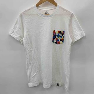 ユニクロ(UNIQLO)のUNIQLO ユニクロ メンズ Tシャツ（半袖）SPRZ NY ホワイト 胸ポケット(Tシャツ/カットソー(半袖/袖なし))