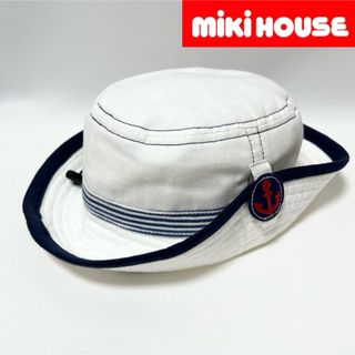 ミキハウス(mikihouse)の【新品】miki HOUSE ミキハウス 2WAYに変化！やわらかガーゼのハット(帽子)