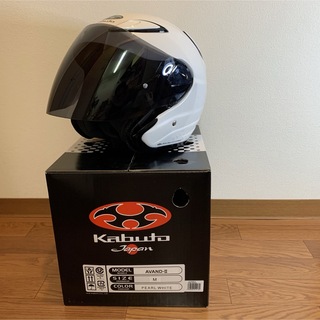オージーケーカブト(OGK KABUTO)のOGK KABUTO AVANDⅡヘルメット パールホワイトM（57-58cm）(ヘルメット/シールド)