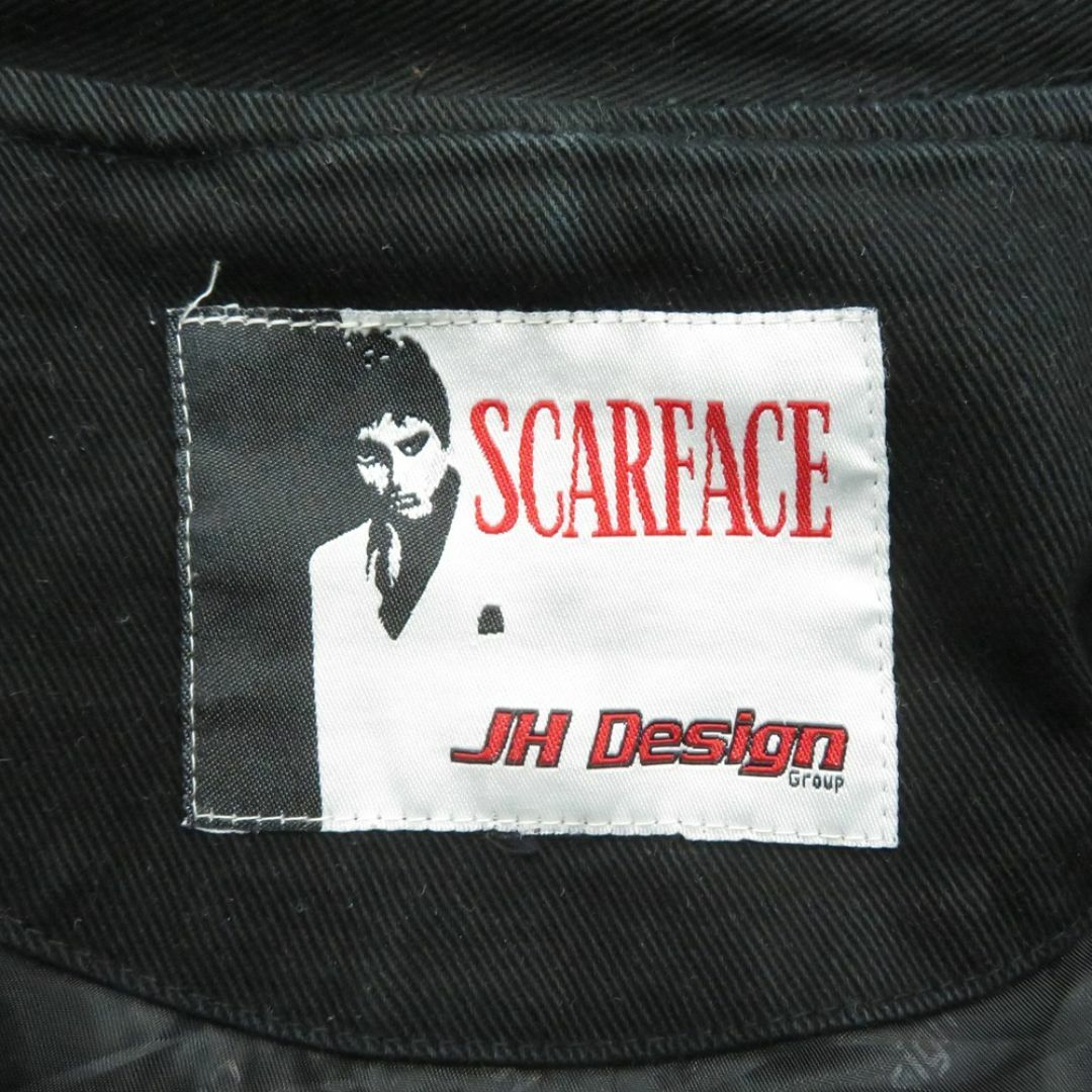 VINTAGE 90s JH DESIGN SCAR FACE RACING JACKET メンズのジャケット/アウター(スタジャン)の商品写真