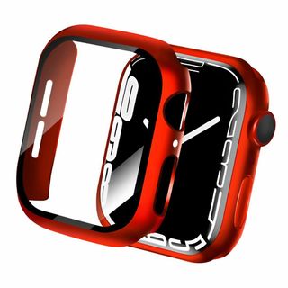 サイズ:44mm_色:レッドJSFOYU 対応 Apple Watch ケー(その他)