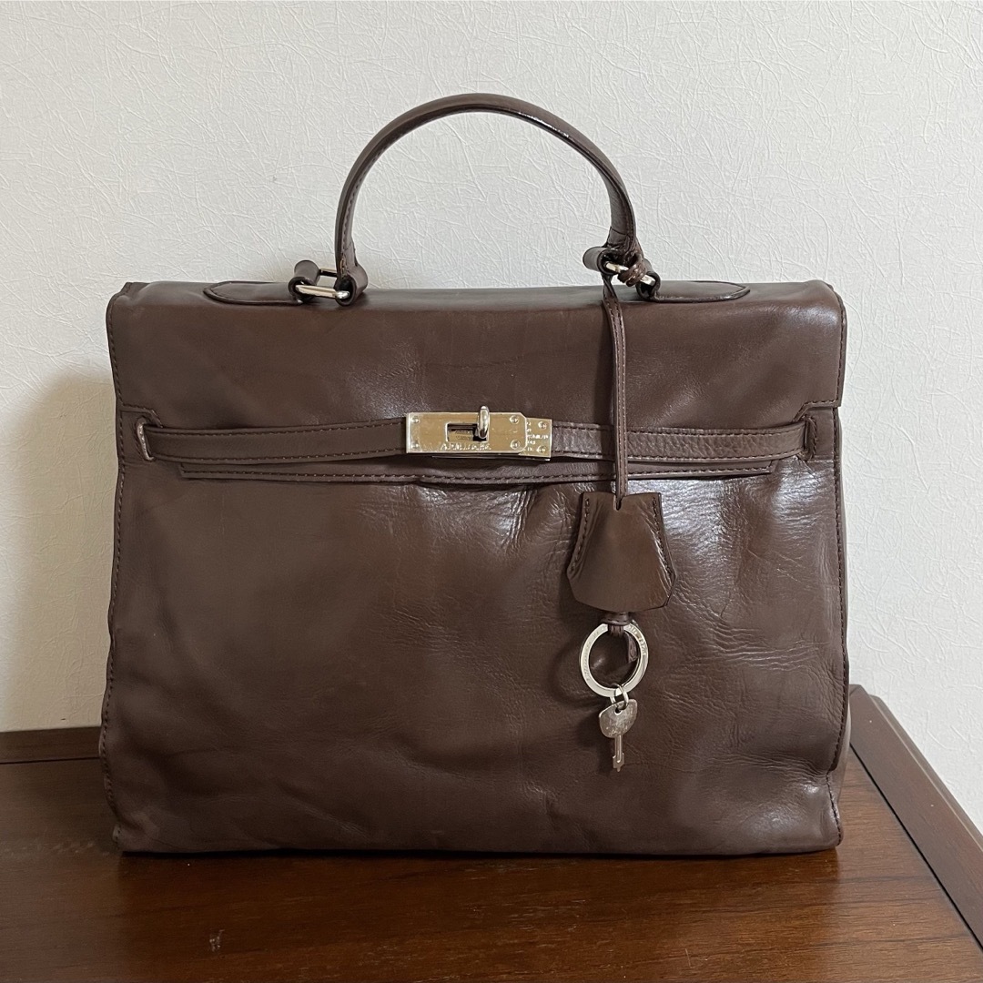 A.D.M.J.(エーディーエムジェイ)のADMJ バッグ　チョコブラウン レディースのバッグ(ハンドバッグ)の商品写真