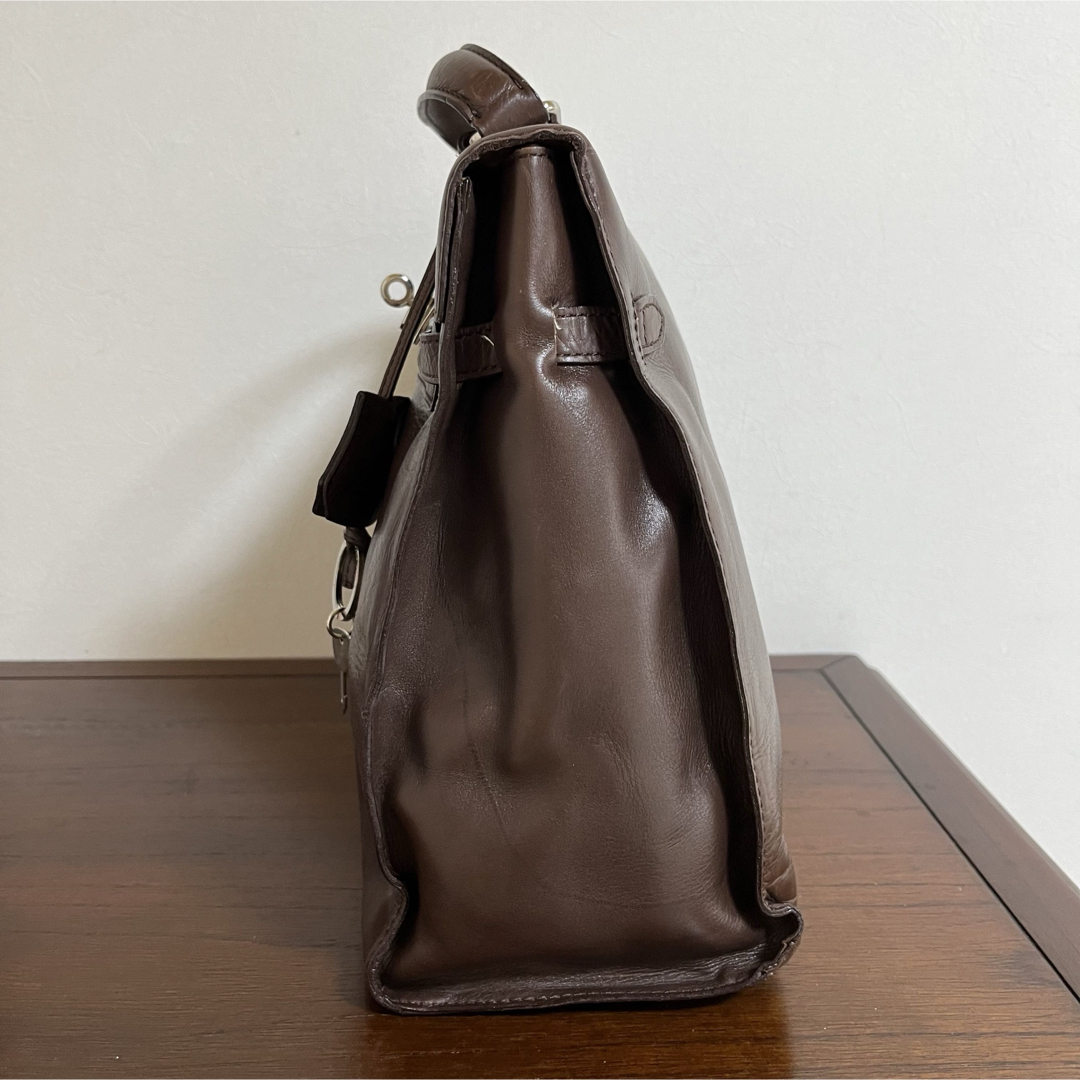A.D.M.J.(エーディーエムジェイ)のADMJ バッグ　チョコブラウン レディースのバッグ(ハンドバッグ)の商品写真