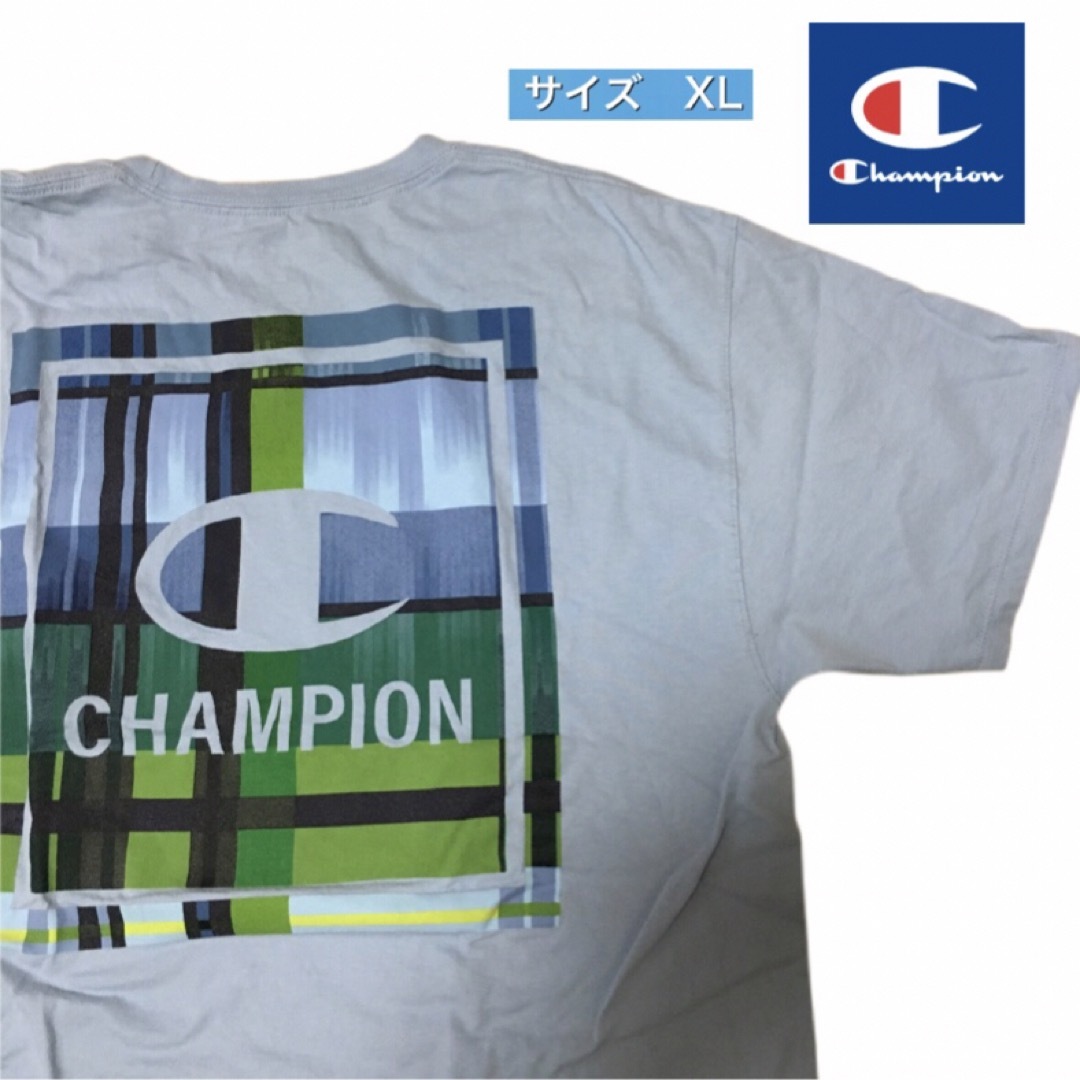 Champion(チャンピオン)のcampion チャンピオン　Tシャツ　オーバーサイズ　ワンポイントロゴ　XL メンズのトップス(Tシャツ/カットソー(半袖/袖なし))の商品写真