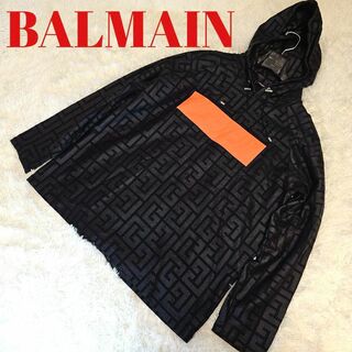 バルマン　balmain モノグラム　パーカー　ジャケット　XL　フード付き