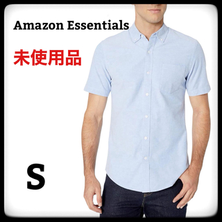 新品未使用✨ オックスフォードシャツ ポケット付き スリムフィット 半袖 メンズ(Tシャツ/カットソー(半袖/袖なし))