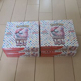 ポケモン - ポケモンカード151シュリンク付き未開封4BOX