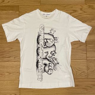 コムデギャルソンシャツ(COMME des GARCONS SHIRT)のコムデギャルソン シャツ　KAWS Log Tシャツ　XS(Tシャツ/カットソー(半袖/袖なし))