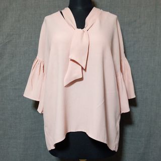 ZARA - 新品 ザラ 7分袖 シャツ チュニック フリル袖